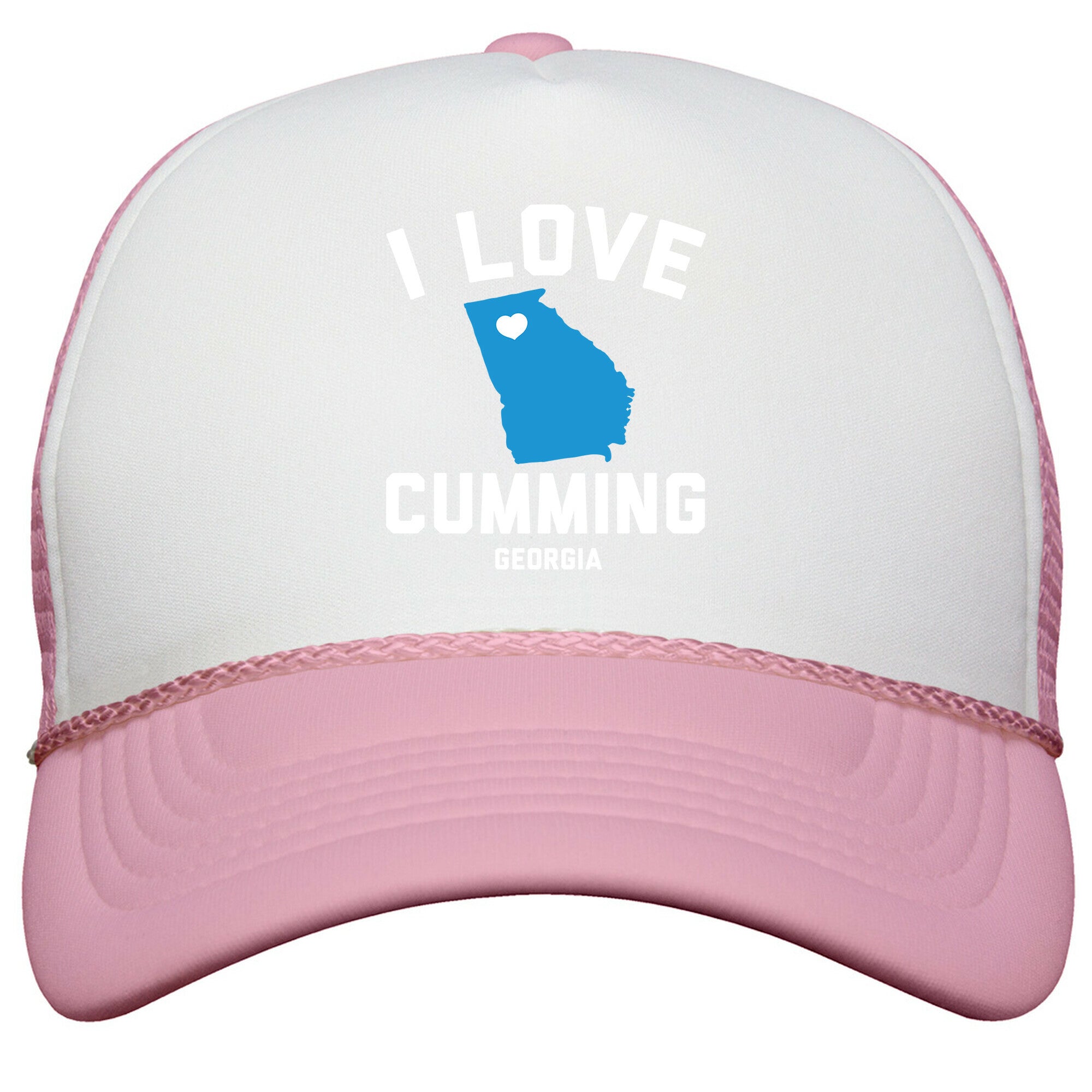 I Love Cumming Georgia Snapback Trucker Hat